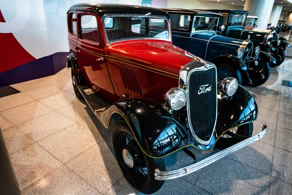 MOSCOW, RUSSIA - MAY 27, 2019: Ford model Y  vintage cars at the — Stock Photo, Image