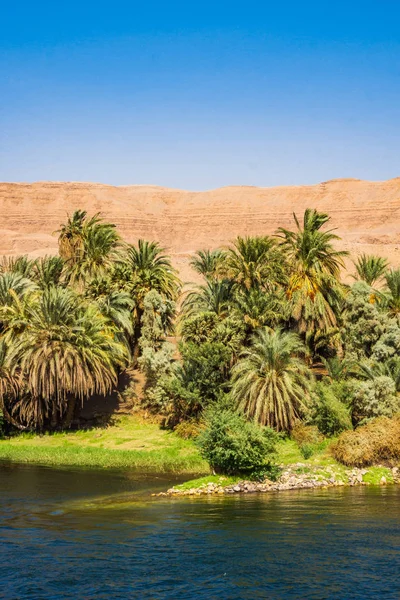 Blick auf den Nil in Luxor, Ägypten — Stockfoto