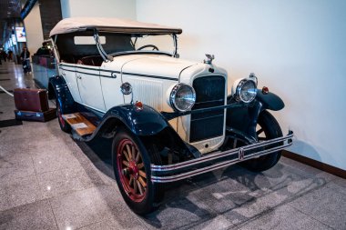 Moskova, Rusya - 27 Mayıs 2019: Vintage car Pontiac 1928 Usa at t