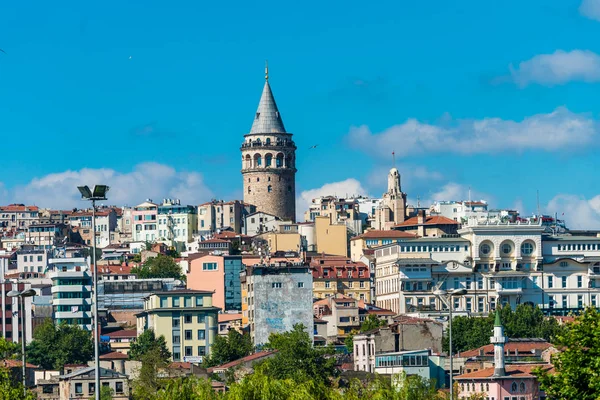 Galata Tower in Istanbul Turkije — Stockfoto