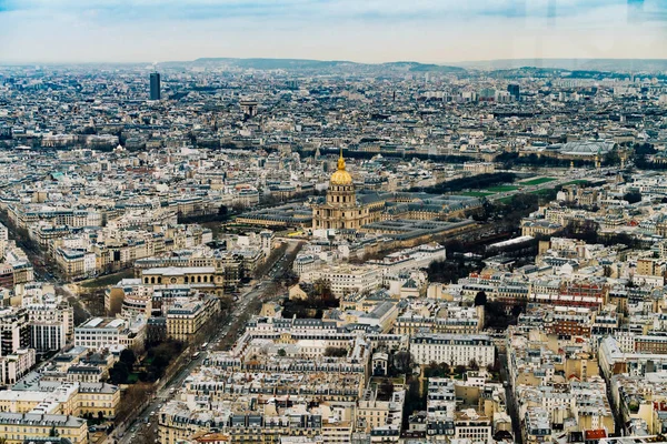 Aerial view of Paris city — Stock Photo, Image