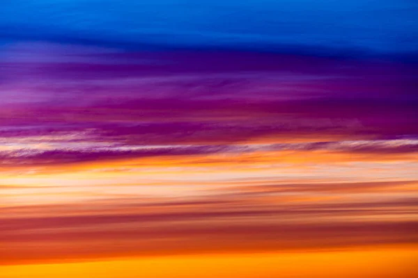 Céu Pôr Sol Laranja Céu Bonito — Fotografia de Stock