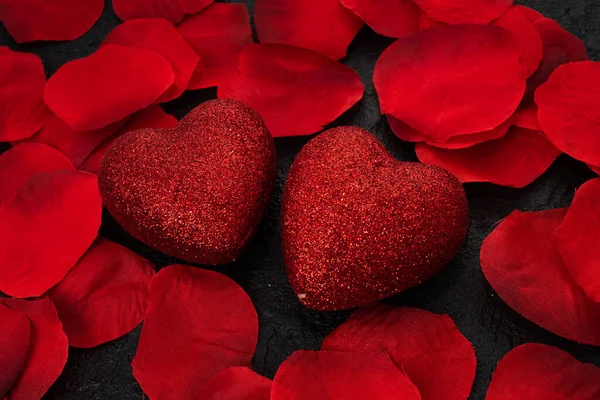 Amour Saint Valentin Coeur Rouge — Photo