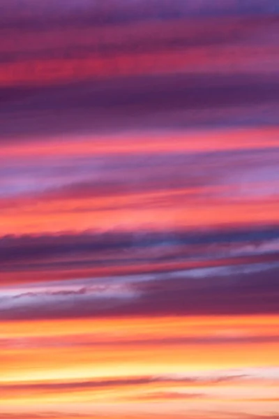 Céu Azul Brilhante Laranja Amarelo Cores Por Sol — Fotografia de Stock