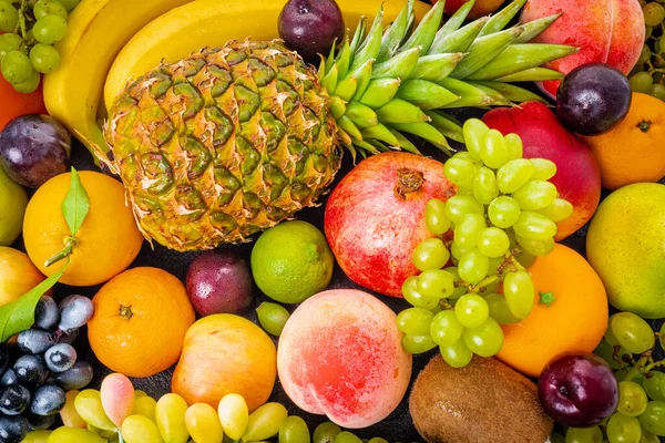 Hintergrund Frisches Obst Gesunde Ernährung — Stockfoto