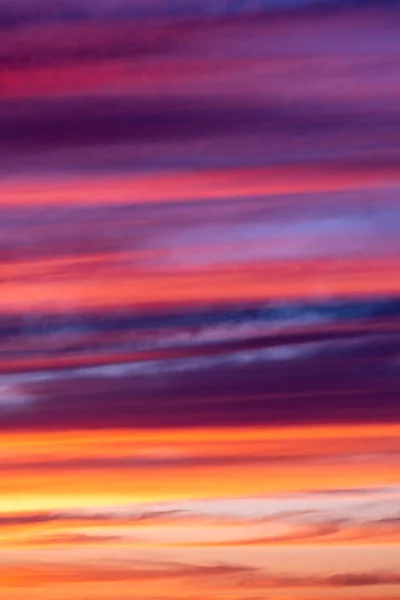 Céu Pôr Sol Laranja Céu Bonito — Fotografia de Stock