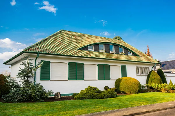 Casas Luxo Com Boa Paisagem Casa Bonita Exterior — Fotografia de Stock