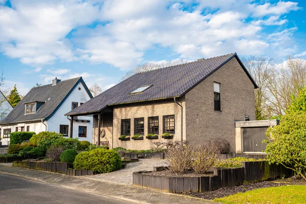 Casas Luxo Com Boa Paisagem Casa Bonita Exterior — Fotografia de Stock