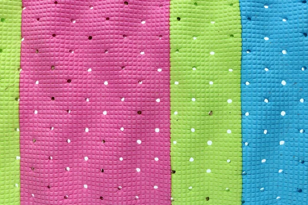 Wavy Surface Strips Multi Colored Soft Plastic Insol Holes Sweat — Stock Photo, Image