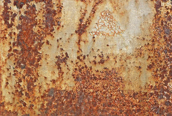 Rusty Aged Metal Door Outdoor Rural Electric Box Background — Stock Photo, Image