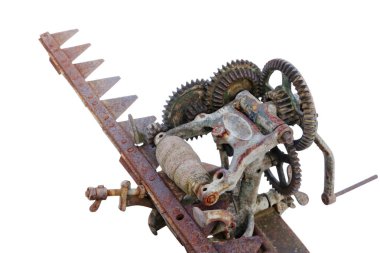 Eski vintage tarım makine bileme için tekerlek taşlama