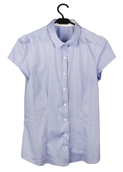 Camisa de verano ligera de algodón vieja abuela con sl corto —  Fotos de Stock