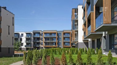  Düşük maliyetli daire ile yeni modern standart modüler evler