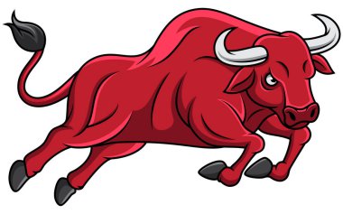 Karikatür kızgın red bull çalışan
