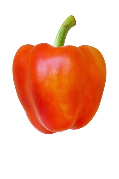 Bulharské Papriky Zelené Zdravé Potraviny Které Jsou Izolované Bílém Pozadí — Stock fotografie