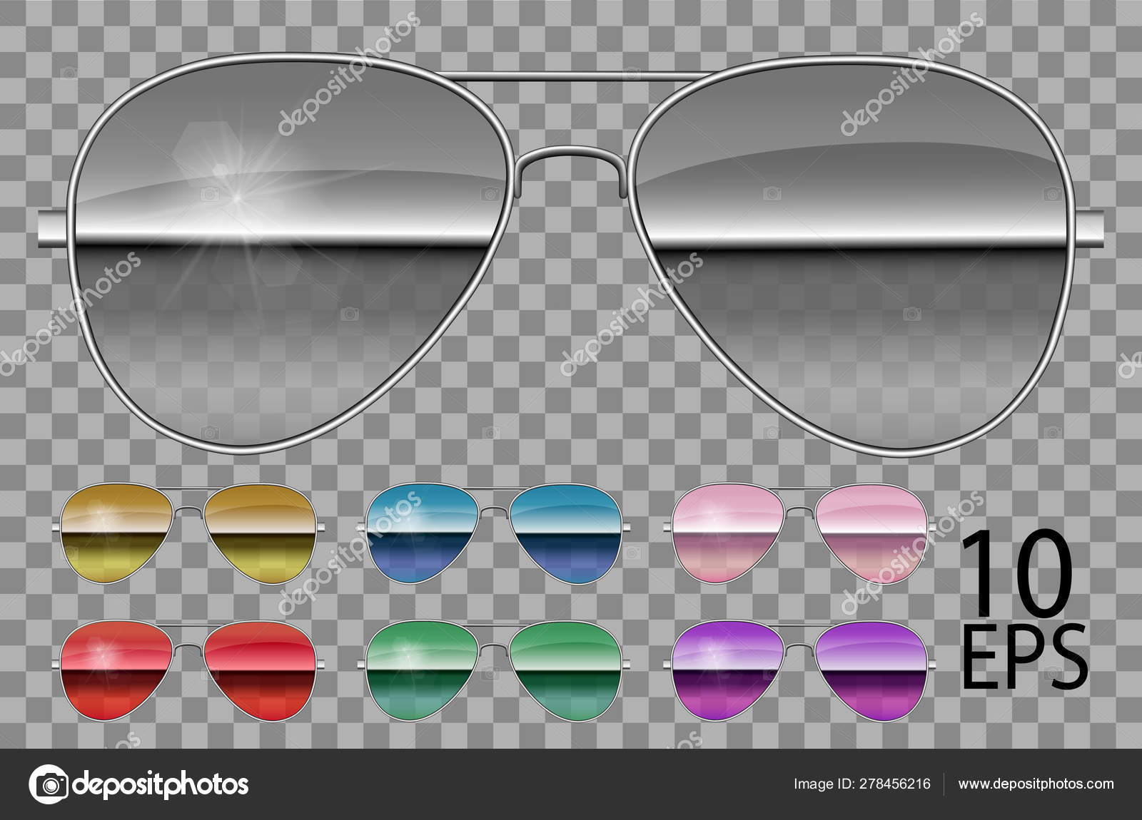 aviator shape glasses