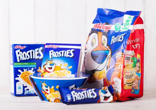 London Verenigd Koninkrijk Juni 2018 Inpakken Vak Van Kellogg Frosties — Stockfoto