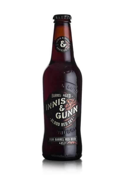 Londres Reino Unido Junho 2018 Garrafa Cerveja Vermelha Innis Gunn — Fotografia de Stock