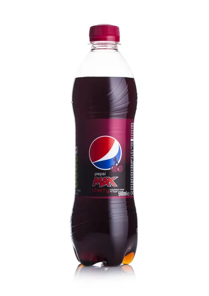 London Großbritannien Juni 2018 Plastikflasche Pepsi Cola Cherry Softdrink Auf — Stockfoto