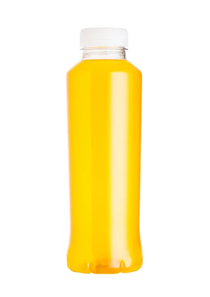 Пластикова Пляшка Спортивної Енергії Здоровий Напій Ізольовано Білому — стокове фото