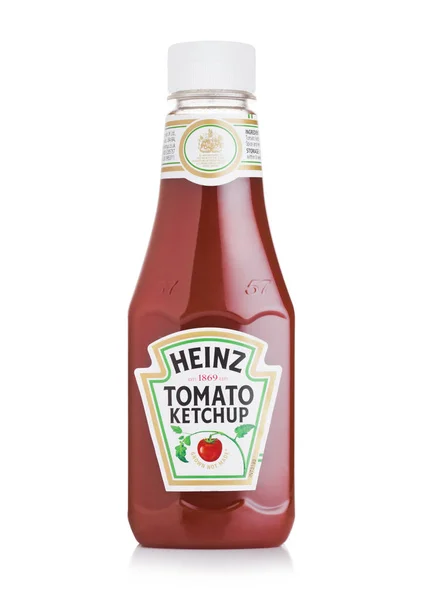London Egyesült Királyság 2018 Július Egy Üveg Heinz Ketchup Fehér — Stock Fotó