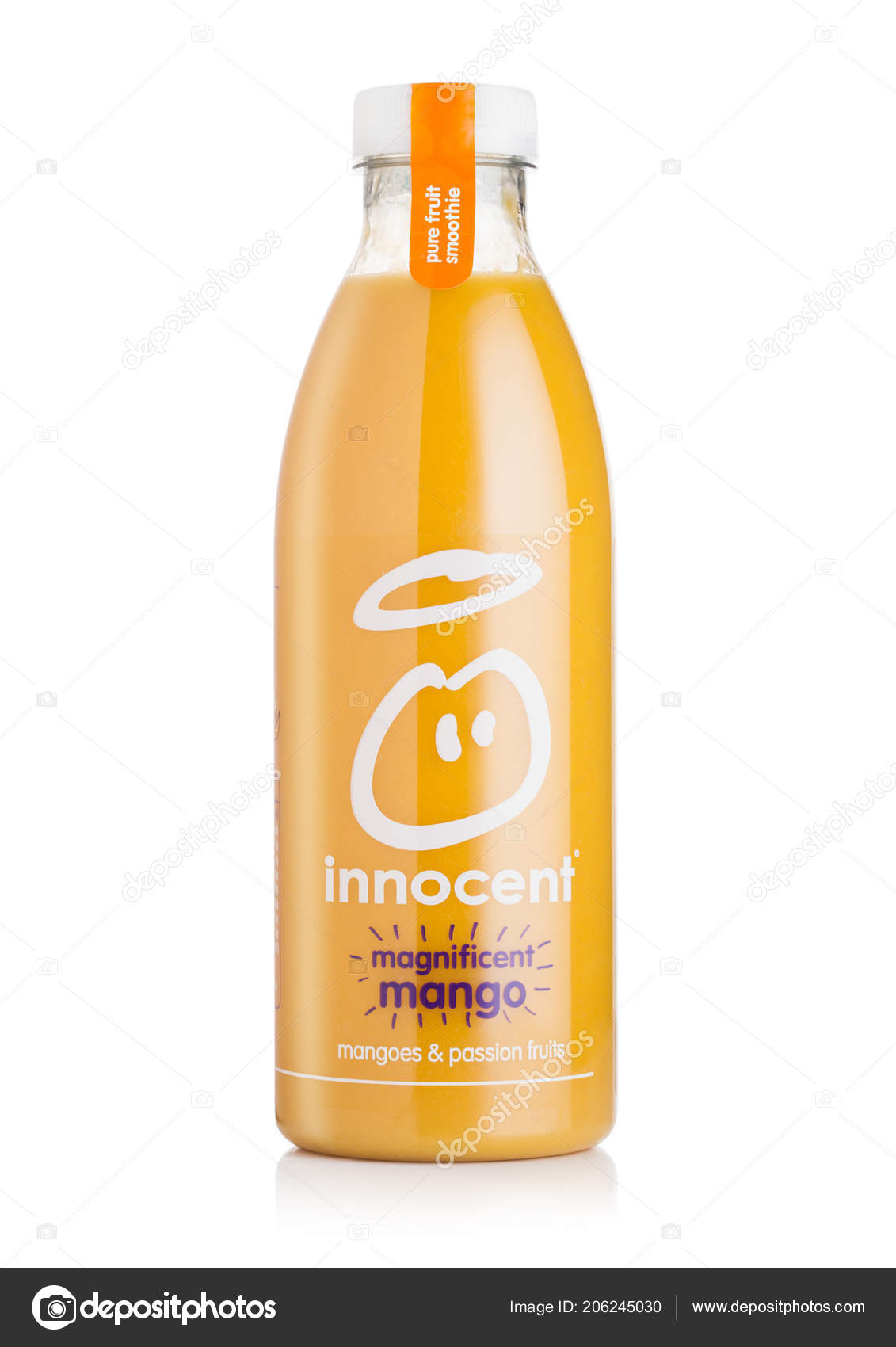 Innocent Tesco Apple And Mango Juice London August 2018 Bottle