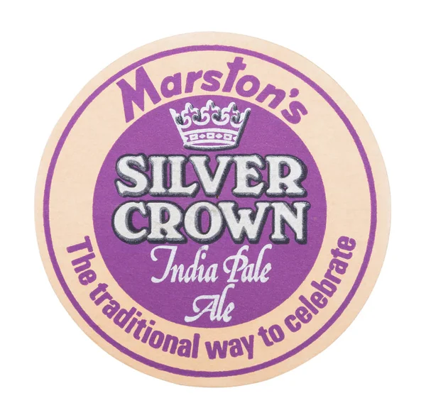 Londýn Srpna 2018 Marstonovi Silver Crown Indie Pale Ale Piva — Stock fotografie
