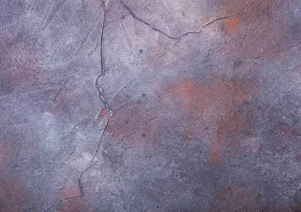 Rusty Blue Purple Cement Concrete Stone Texture Background Top View — Stock Photo, Image