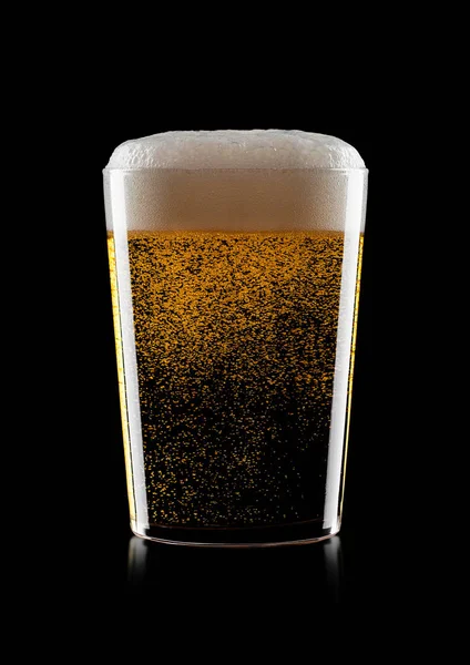 Kaltes Glas Pils Ale Craft Beer Mit Schaum Und Blasen — Stockfoto