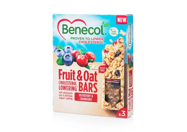 Londres Reino Unido Outubro 2018 Pack Benecol Lower Cholesterol Cereal — Fotografia de Stock