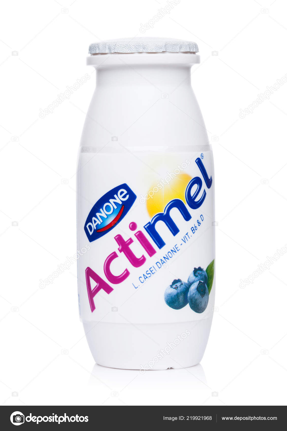 London October 2018 Bottle Actimel Probiotic Yogurt Type Drink