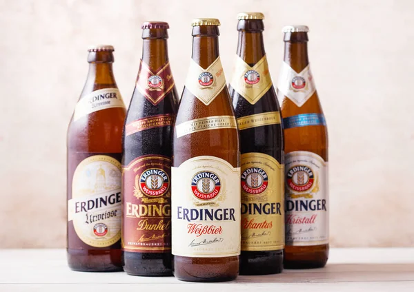 Erdinger Weissbier Beer Mat Coaster Germany Erding Wheat Beer 