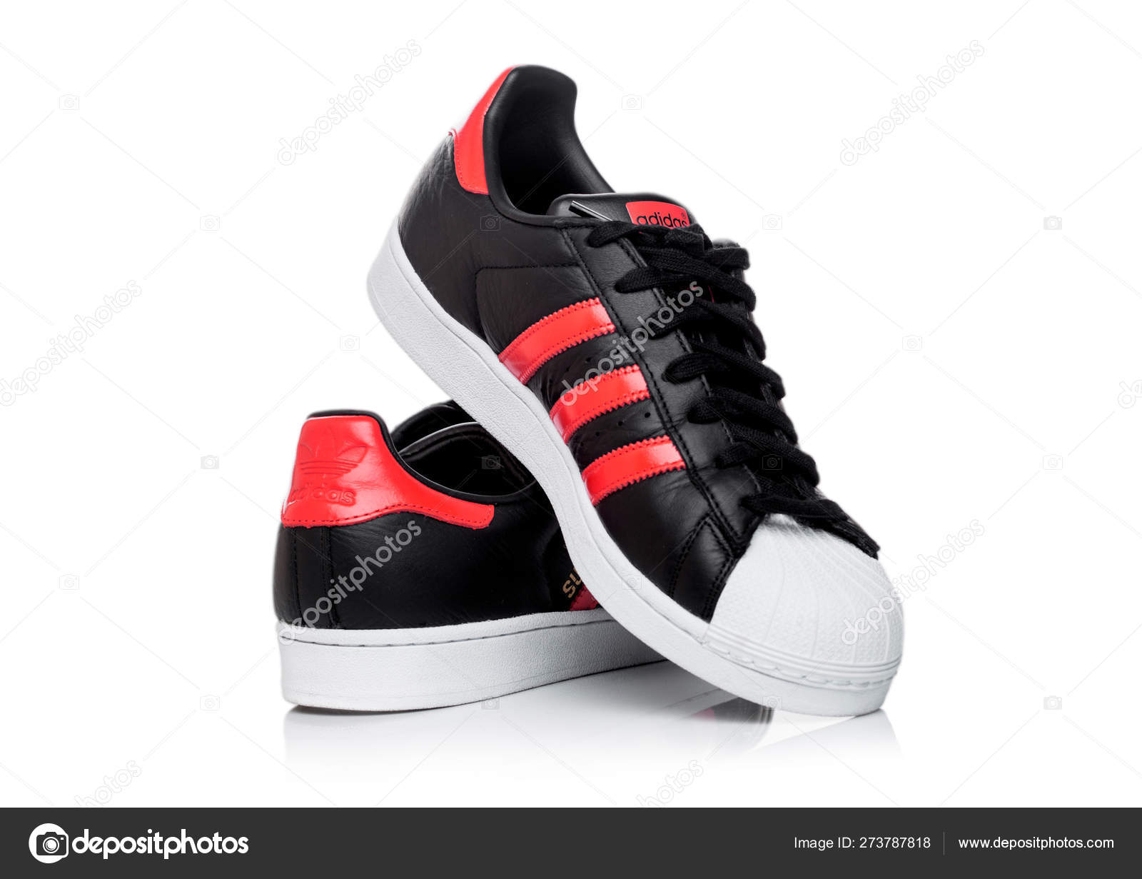 adidas originals superstar red stripes