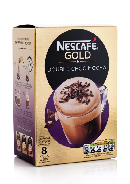 LONDON, UK - AUGUST 15, 2019: Pack of Nescafe Gold Cappuccino skinny with  coffee beans and sugar cubes on light kitchen background. – Stock Editorial  Photo © DenisMArt #329722920