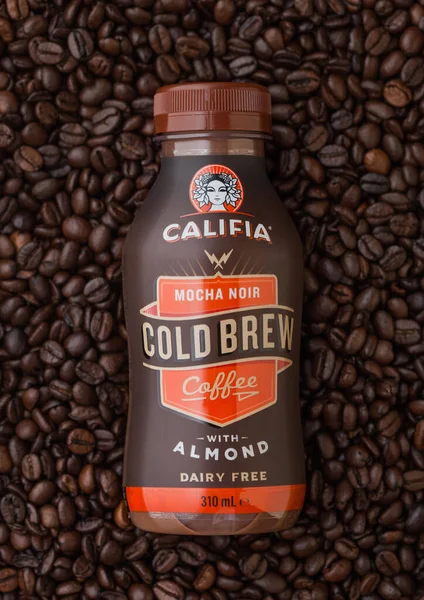 Londres Reino Unido Septiembre 2020 Botella Café Frío Califia Mocha — Foto de Stock