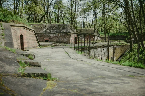 Forte defensivo da Primeira Guerra Mundial Forte de Gerhard em Swinoujscie, Polônia — Fotografia de Stock
