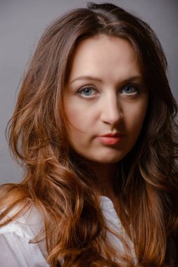 genç kadın portre Studio