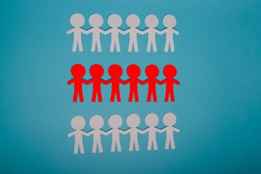 soyut kağıt insanlar için elele