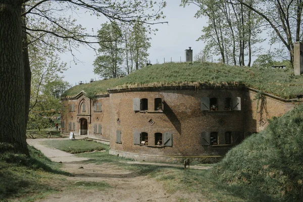 Defensive Fort of World War I. Gerhard's fort in Swinoujscie, Poland — Stock Photo, Image