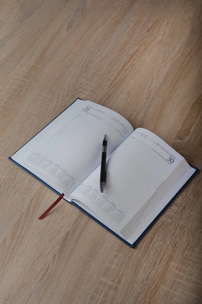 Notebook on the desk — Stock Photo, Image