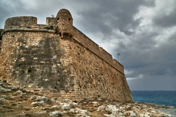 Venetianska Medeltida Fästning Staden Rethymno — Stockfoto