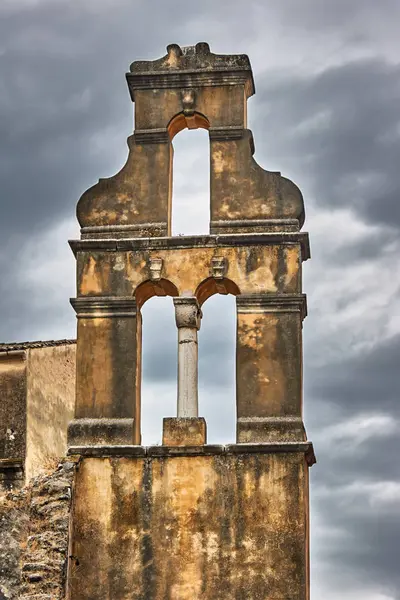 Torre Iglesia Ortodoxa Isla Corfú Grecia — Foto de Stock