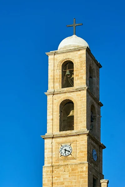 Πύργος Του Παλιά Πόλη Των Χανίων Στο Νησί Της Κρήτης — Φωτογραφία Αρχείου