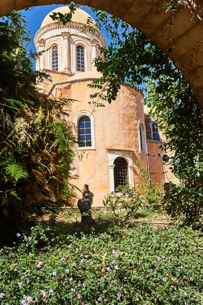 Holy Trynity Monastery Island Crete Greece — Stock Photo, Image