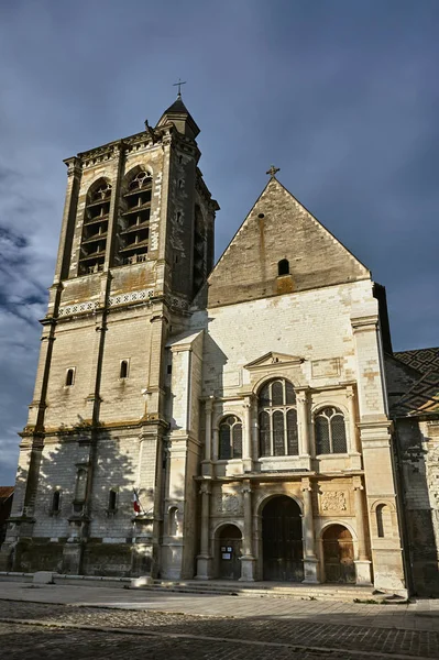 Středověký Gotický Kostel Troyes Francii — Stock fotografie