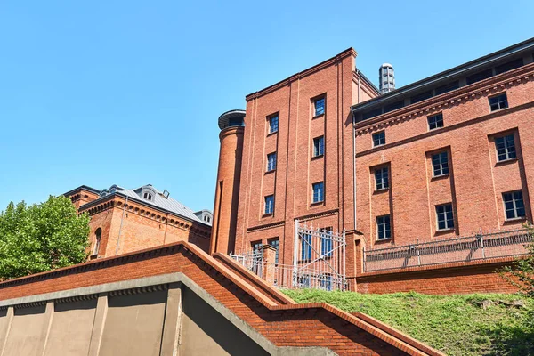 Brick Wall Buildings Old Brewery Poznan — Stock Photo, Image