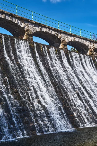 Dam Waterfall River Lomnica Karpacz — Stock Photo, Image