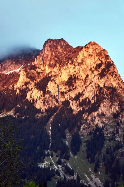 Horská Krajina Alpách Francouzském Savojsku — Stock fotografie