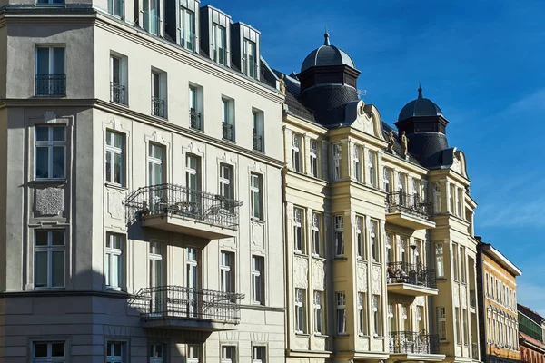 Fachada Art Nouveau Del Edificio Poznan — Foto de Stock