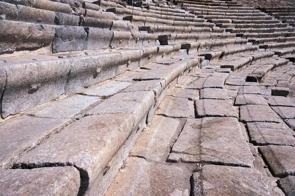 Fragment Trosek Starověkého Divadla Bodrum Turecko — Stock fotografie